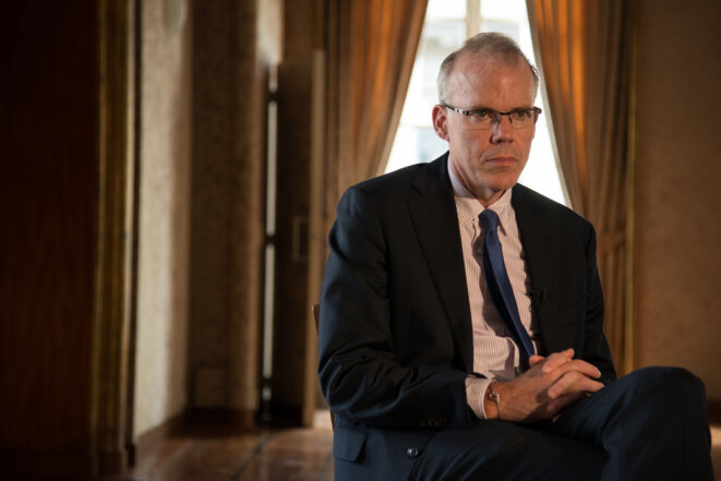 Bill McKibben, septembre 2015 (NnoMan, Collectif ŒIL). Bill McKibben, septembre 2015 (NnoMan, Collectif ŒIL).